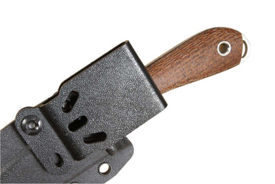 White River M1 Caper Fixed Blade 3" CPM-MagnaCut Stonewashed Drop Point Blade Natural Burlap Micarta Handles - NORTH RIVER OUTDOORS