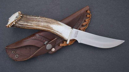 Silver Stag Mountain Edge Crown Handle D2 Fixed Blade Knife - NORTH RIVER OUTDOORS