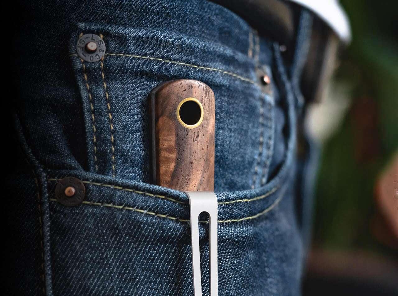 Boker Lucas Burnley Barlow BFF Fixed Blade Knife 2.76" AEB-L Satin Clip Point Walnut Handle - NORTH RIVER OUTDOORS