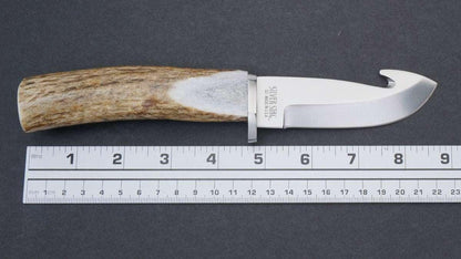 Silver Stag Big Gamer Elk Handle D-2 Fixed Blade Knife - NORTH RIVER OUTDOORS