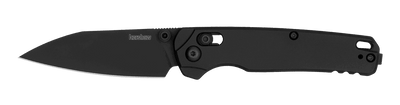 Kershaw 6105BLK Bel Air DuraLock KVT Folding Knife 3.1" MagnaCut Black PVD Drop Point Blade Black Aluminum Handles (USA) - NORTH RIVER OUTDOORS