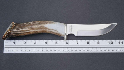 Silver Stag Mountain Edge Crown Handle D2 Fixed Blade Knife - NORTH RIVER OUTDOORS