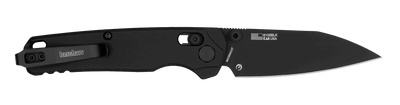 Kershaw 6105BLK Bel Air DuraLock KVT Folding Knife 3.1" MagnaCut Black PVD Drop Point Blade Black Aluminum Handles (USA) - NORTH RIVER OUTDOORS