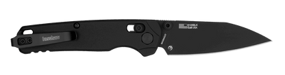 Kershaw 6105BLK Bel Air DuraLock KVT Folding Knife 3.1" MagnaCut Black PVD Drop Point Blade Black Aluminum Handles (USA) - NORTH RIVER OUTDOORS