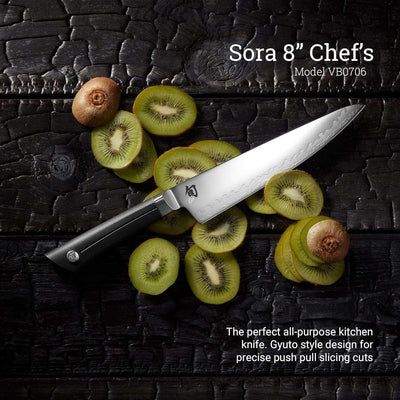 Shun Sora 8" Chef's Knife Handcrafted Japanese Kitchen Knife VG10 - NORTH RIVER OUTDOORS