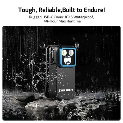 Olight Oclip Pro Rechargeable Flashlight 500 Lumens USB C