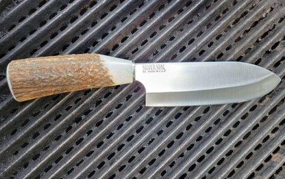 Silver Stag Bullnose Butcher & Carver Elk D2 Fixed Blade Knife - NORTH RIVER OUTDOORS