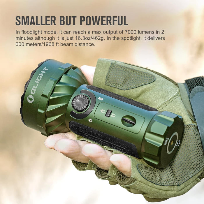 OLIGHT Marauder Mini Rechargeable Flashlight 7,000 Lumens for Outdoors, Hunting, and Searching from NORTH RIVER OUTDOORS