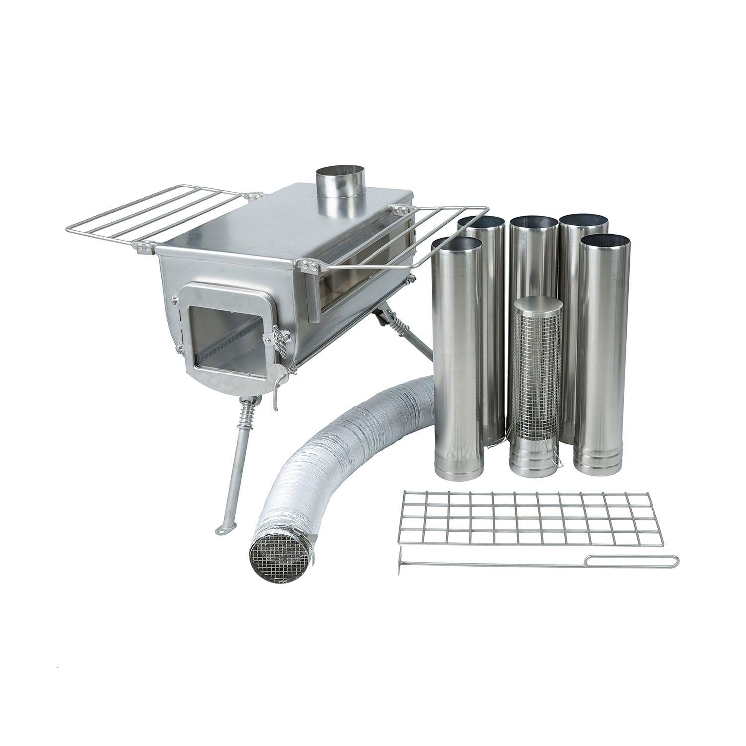 Winnerwell Woodlander Double View Plus External Air Stove (Large) - NORTH RIVER OUTDOORS