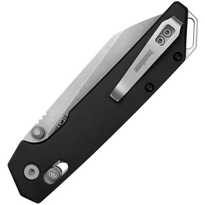 Kershaw 2038R Iridium DuraLock 3.4" Stonewash Finish D2 Reverse Tanto Blade - NORTH RIVER OUTDOORS