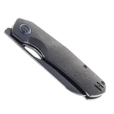 Kunwu S-TAO II Framelock Black DLC Titanium Folding Knife VANA S703LR2 - NORTH RIVER OUTDOORS