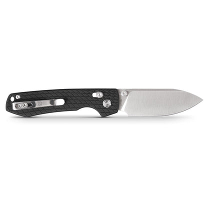 Vosteed Raccoon Crossbar Lock Knife 3.25" Nitro-V Blade & Black Aluminum Handle A0538 - NORTH RIVER OUTDOORS