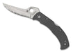 Spyderco Massad Ayoob C60GSGY Limited Edition Folding Knife 3.69" CruWear Satin Serrated Gray G10 from NORTH RIVER OUTDOORS