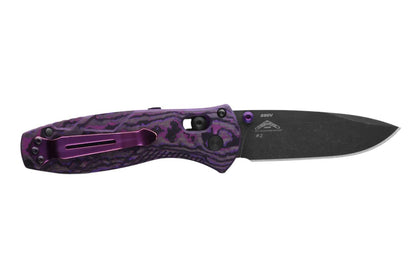 Benchmade 585BK-251 Gold Class Mini Barrage Purple Haze Fat Carbon Fiber - NORTH RIVER OUTDOORS