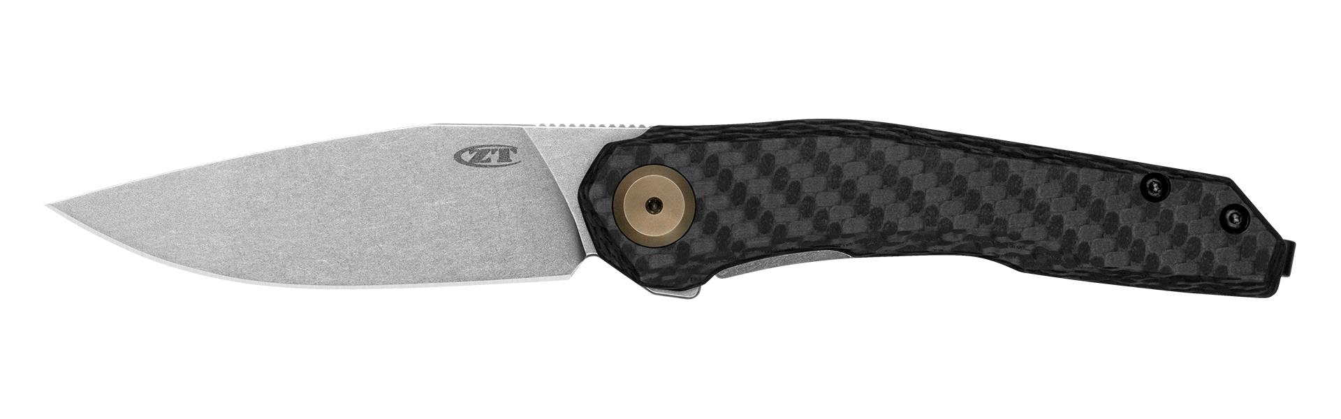 Zero Tolerance 0545 Flipper Knife 3.2" CPM-MagnaCut Stonewashed Drop Point Blade Carbon Fiber from NORTH RIVER OUTDOORS