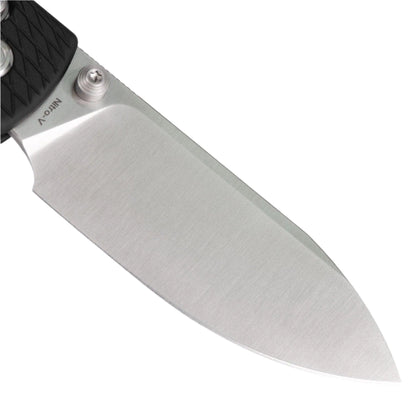 Vosteed Raccoon Crossbar Lock Knife 3.25" Nitro-V Blade & Black Aluminum Handle A0538 - NORTH RIVER OUTDOORS