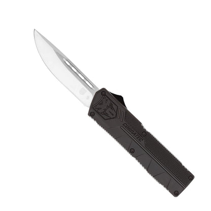CobraTec Lightweight Black OTF Knife - NORTH RIVER OUTDOORS
