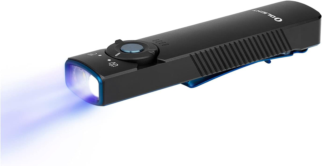Arkfeld Pro Flat EDC Flashlight with LED Light, UV and Laser - Olight Store