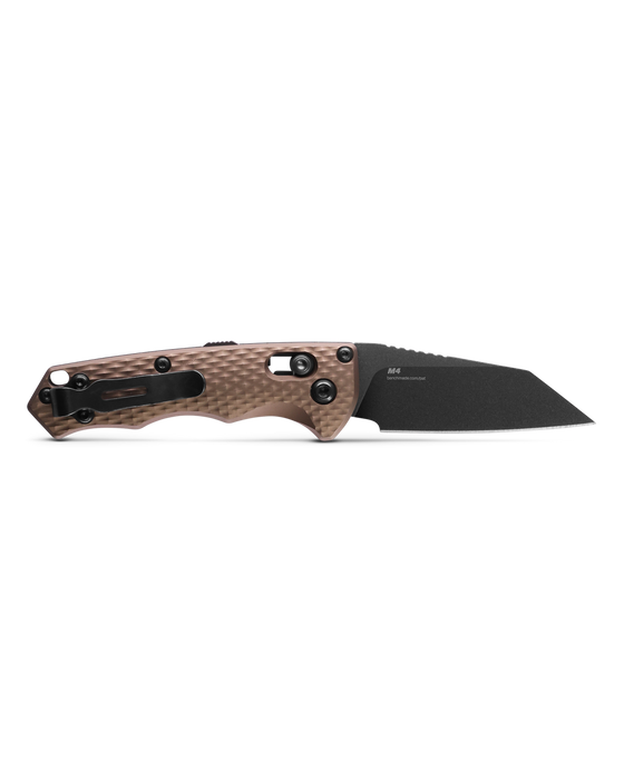 Benchmade 2900BK-1 Auto Immunity Folding Knife 2.49" CPM-M4 Cobalt Black Wharncliffe Flat Dark Earth Handles from NORTH RIVER OUTDOORS