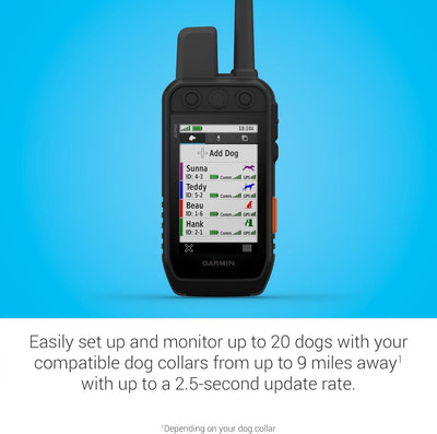 Garmin Alpha 300i GPS Dog Tracker Trainer Handheld - NORTH RIVER OUTDOORS