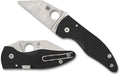 Spyderco MicroJimbo Folding Knife 2.45" S30V Satin Plain Blade Black G10 Handles from NORTH RIVER OUTDOORS