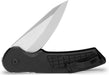 Buck 261 Hexam Flipper Knife 3.33" Satin Drop Point Blade Black Injection Molded Handles from NORTH RIVER OUTDOORS