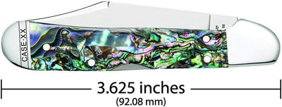 Case WR XX Pocket Knife Abalone Mini Copperlock Item #12020 3 5/8 Inches - NORTH RIVER OUTDOORS