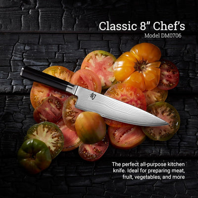 Shun Classic Chef's Handcrafted Knife 8" (Japan) - NORTH RIVER OUTDOORS