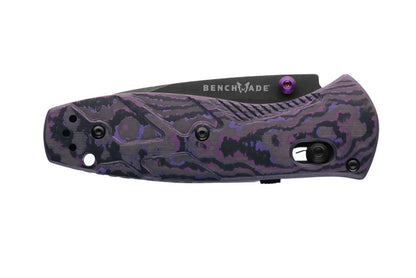 Benchmade 585BK-251 Gold Class Mini Barrage Purple Haze Fat Carbon Fiber - NORTH RIVER OUTDOORS
