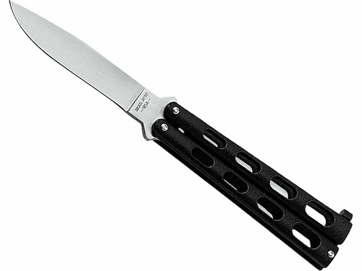 Bear & Son 4" Butterfly Knife Latch Lock 113B Black Handle from NORTH RIVER OUTDOORS