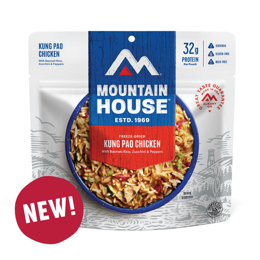 Mountain House Kung Pao Chicken Hiking, Survival & Emergency Food (Pouch) from NORTH RIVER OUTDOORS