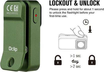 OLIGHT Oclip Rechargeable Flashlight 300 Lumens USB C Charging - NORTH RIVER OUTDOORS