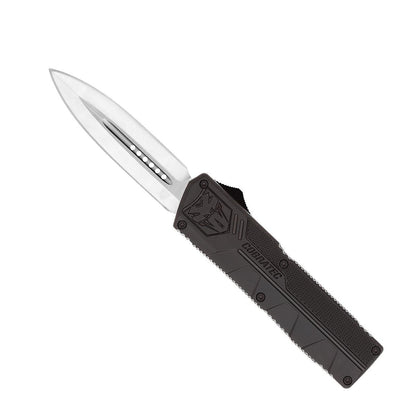 CobraTec Lightweight Black OTF Knife - NORTH RIVER OUTDOORS