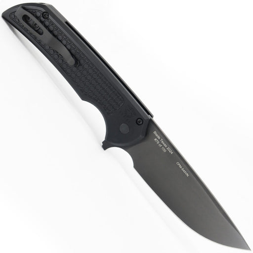 Pro-Tech Blade Show Texas Mordax Black DLC w/Abalone Button #59 or #100 from NORTH RIVER OUTDOORS