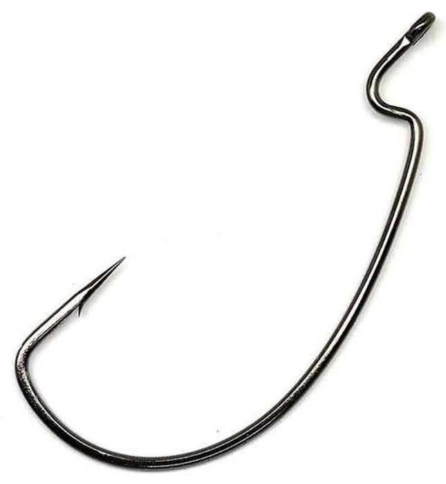 Gamakatsu 58412 Worm Hook, Offset Shank, Extra Wide Gap 2/0 6 Pack from NORTH RIVER OUTDOORS