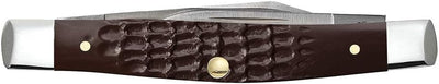 Case Small Pen knife Brown Delrin Handle 6233SS Work Knife 2 5/8' Slipjoint (Non-Locking)
