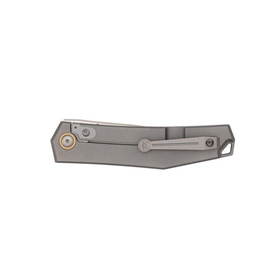 GiantMouse GMX Limited #22 Folding Knife S90V Titantium Brass Bolster (Rare) - NORTH RIVER OUTDOORS