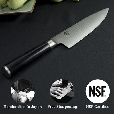 Shun Classic Chef's Handcrafted Knife 8" (Japan) - NORTH RIVER OUTDOORS