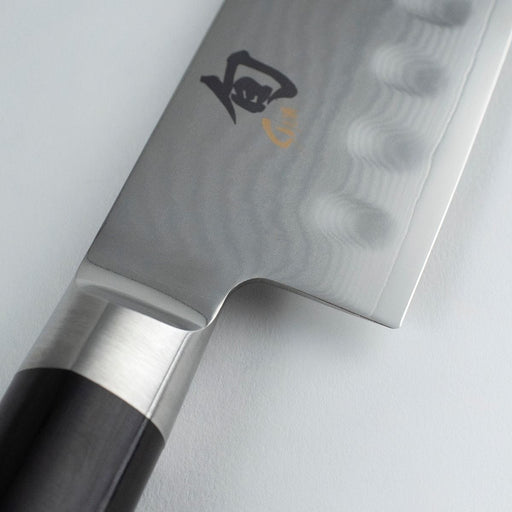 Shun DM0718 Classic Hollow Ground Santoku Knife 7" Blade Pakkawood Handle from NORTH RIVER OUTDOORS