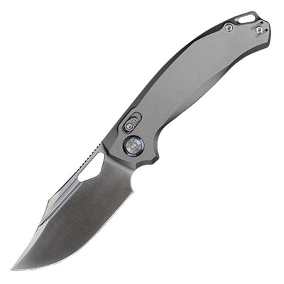 Kunwu Django XL XT Lock Orange Peel Titanium Folding Knife Elmax X707XLT2 - NORTH RIVER OUTDOORS
