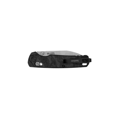 Kershaw 6105CF Bel Air DuraLock KVT Folding Knife 3.1" MagnaCut Two-Tone Drop Point Blade Marbled Carbon Fiber Handles - NORTH RIVER OUTDOORS