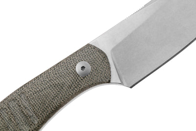 GiantMouse GMF2 Scout Green Canvas Micarta Fixed Knife - NORTH RIVER OUTDOORS