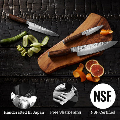 Shun Premier 8" Chef's Knife Handcrafted Japanese Kitchen Knife VG-MAX Core with Damascus - NORTH RIVER OUTDOORS