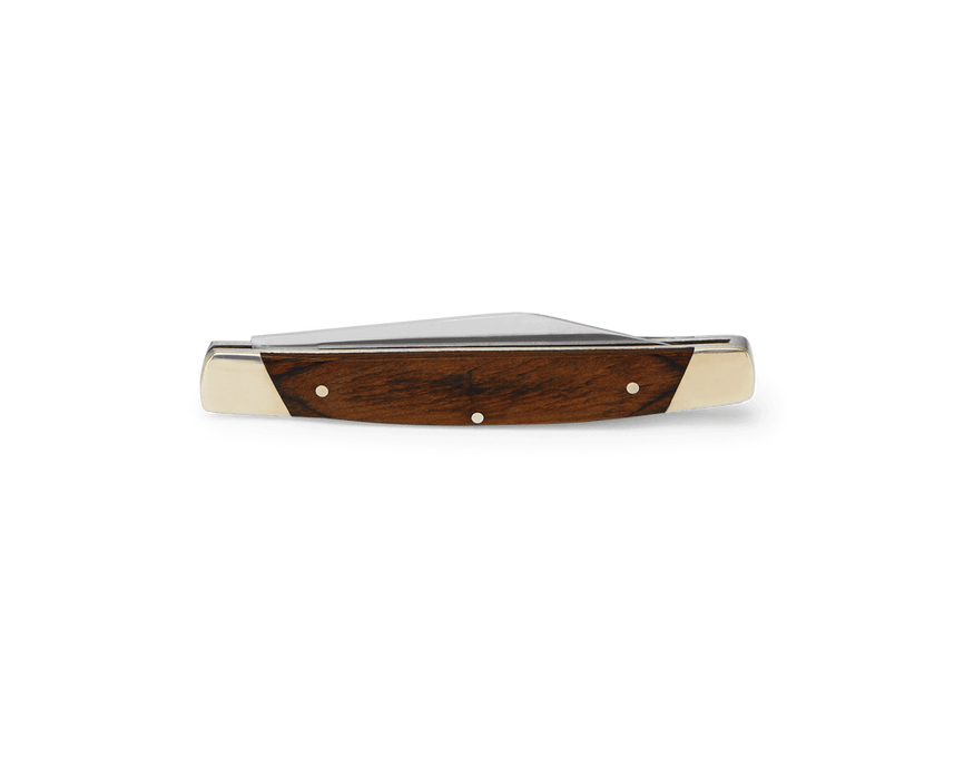 Buck 379 Solo Single Blade Pocket Knife 3" Closed Woodgrain Handles from NORTH RIVER OUTDOORS
