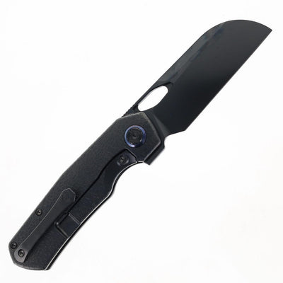 Kunwu S-TAO II Framelock Black DLC Titanium Folding Knife VANA S703LR2 - NORTH RIVER OUTDOORS
