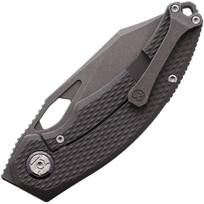 Kunwu Compadre Diamon Titanium Stonewash VANAX Folding Knife (K706C-T1) - NORTH RIVER OUTDOORS