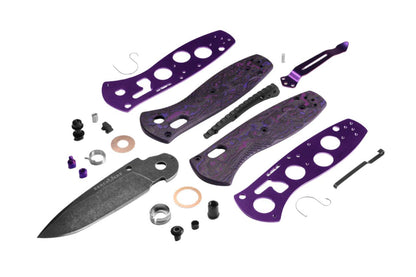 Benchmade 585BK-251 Gold Class Mini Barrage Purple Haze Fat Carbon Fiber - NORTH RIVER OUTDOORS