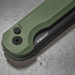 Arcform Slimfoot Auto OD Green Anodize Black Coated 3.1" 154CM Bade (USA) from NORTH RIVER OUTDOORS