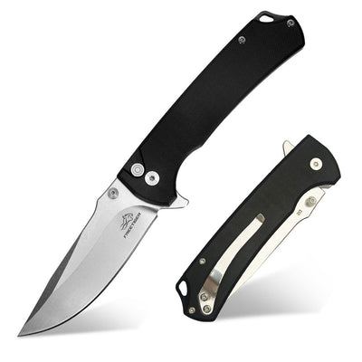 FreeTiger FT925 D2 Blade G10 Pocket Knife Button Lock EDC
