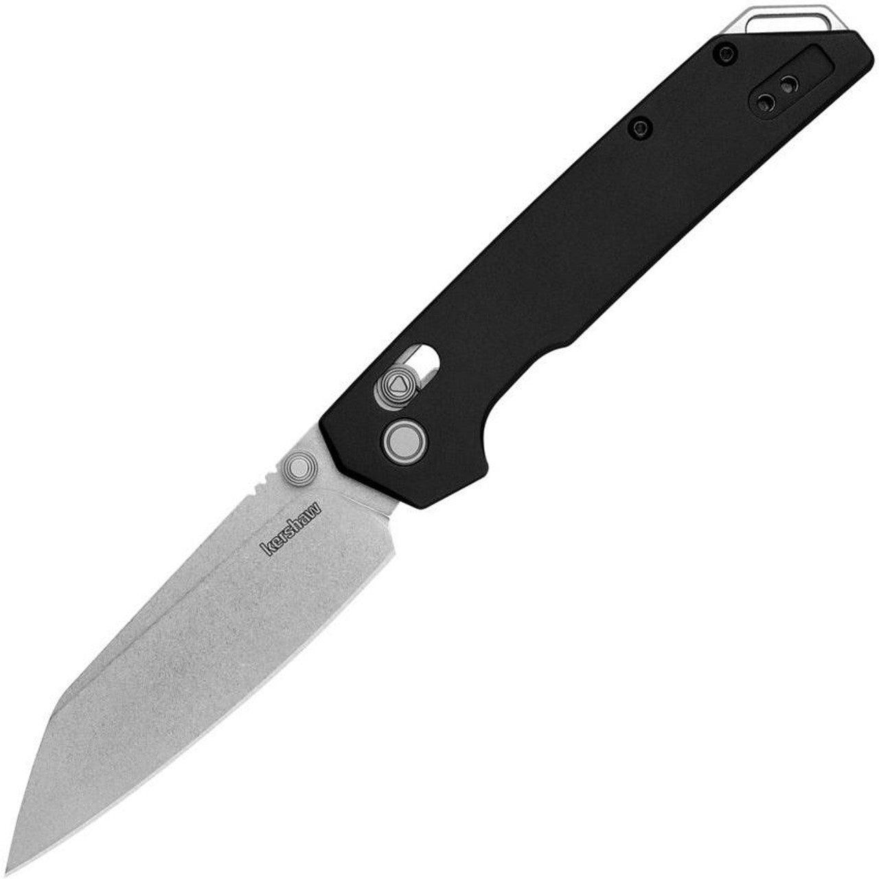 Kershaw 2038R Iridium DuraLock 3.4" Stonewash Finish D2 Reverse Tanto Blade - NORTH RIVER OUTDOORS